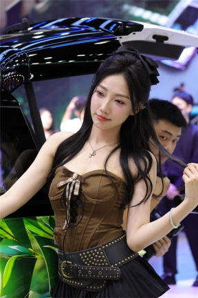 67大瑞瑞 成都车展 超短裙+凉高 大量极清特写 490张