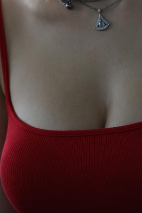 80 BB酱 红色深V吊带  超近特写 289张